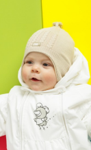 Lenne'15 Knitted Hat Baby Art.15240-400 Mazuļu siltā kokvilnas cepure [izm.40-48cm]