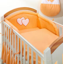 Mamo Tato Heart Col. Yellow t Комплект постельного белья из 2 частей (100x135 см)