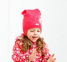 Lenne'15 Knitted Hat  Dolly Art.15245-187  siltā kokvilnas cepure [izm.48,50 cm]
