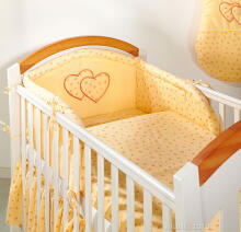 Mamo Tato Heart Col. Sunshine Gultas apmale (40x180 cm)