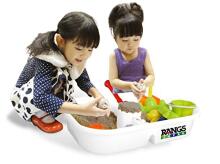 TLC Baby Sand Art.20080 Кинетический песок в коробке 2 кг с песочницей + 16 формочек