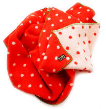 La Bebe™ Merino wool Art.76558 Strawberry Dots Детское шерстяное одеяло/плед из мериносовой шерсти ( New Zeland), 70х100 см