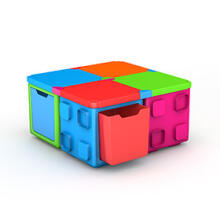 Chillafish BoxTop Art.CPBT01ORP vāks multifunkcionālai rotaļu kastei