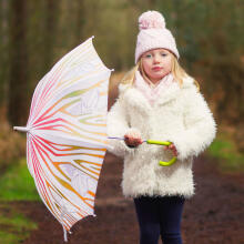 Colour Me Brollies Umbrella Zebra Lietussargs - hameleons
