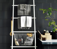 Ikea Sprutt 502.944.39 Вешалка для полотенец, белый, 190 см