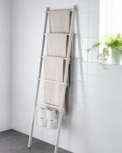 Ikea Sprutt 502.944.39 Вешалка для полотенец, белый, 190 см
