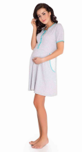 Dobranocka Art.7027 Mint Ночная рубашка для беременных / кормления