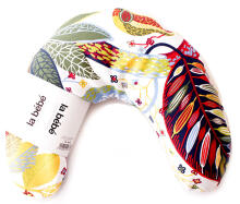 La Bebe™ Mimi Nursing Cotton Pillow Art.78763 Red Leaf Fall Atbalsta pakaviņš spilventiņš 19x46cm ceļojumiem
