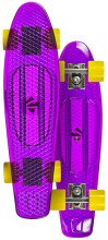 Choke Juicy Susi Penny Board skaidrus violetinis vinilas Vaikiškos riedlentės 600075 / cp