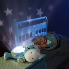 Fisher Price Plush Projector Soother Hippo Art. CGN86 Ночник-проектор