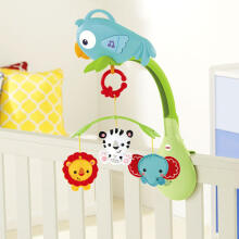 Fisher Price Rainforest Friends 3in1 Mobile Art. CHR11 Mūzikālais mobils trīs vienā