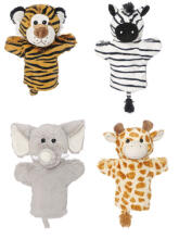 Teddykompaniet 2353 Wild Animal Hand Puppets