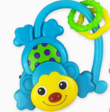 BabyMix Rattle Monkey Art.KP-0593 Muzikālais grabulītis