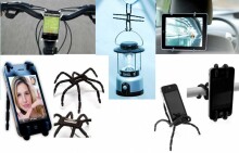 Universāls turētājs-zirneklis portatīvai tehnikai (Breffo Spider Podium)