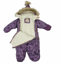 Huppa '16 Coco Art. 8507AW-002 Mazuļu adīta ziemas cepure kapuce ar kokvilnas oderi (izm.XS-L)
