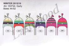 LENNE '16 Garfy art.15373A/264 Вязаная шапочка на завязках (44-52cm)
