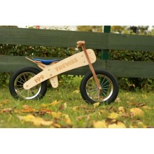 Dip & Dap Mini Art.MSM-01 Blue vaikų medinis motoroleris (dviratis) nuo 1,5 metų