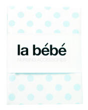 La Bebe™ Cotton Art.77802 Mint Dots Детская хлопковая пеленочка 75x75cm (1 шт.)