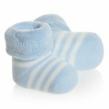 Natūralios ekologiškos medvilninės kojinės „La Bebe ™“. 81009 Natūralios medvilninės kojinės kūdikiams