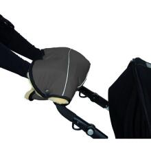 Fillikid Art.MK008-97 Grey Melange Hand Warmer Polarmuff for Strollers Муфта для рук из натуральной овчинки (универсальная)