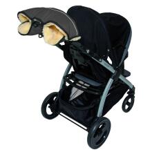 Fillikid Art.MK008-97 Grey Melange Hand Warmer Polarmuff for Strollers Муфта для рук из натуральной овчинки (универсальная)