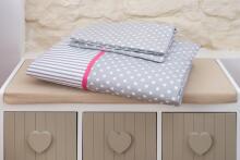 La bebe™ Cotton Borders Set 8 Art.81211 Gultas veļas komplekts no 8 daļām