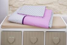 La bebe™ Cotton Borders Set 8 Art.81223 Gultas veļas komplekts no 8 daļām