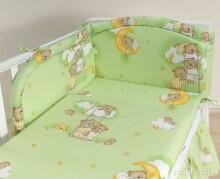 Mamo Tato Teddy Bears 2 Col.Green Комплект постельного белья из 12 частей (70/100x135 см)