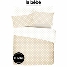 La Bebe™ Set 100x140/105x150/40x60 Art.72659 Dots Комплект детского постельного белья из 3х частей 100x140, 105x150, 40x60 cm