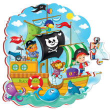 Roter Käfer RK1202-04 Мягкие пазлы Пираты (Vladi Toys)