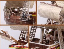 CubicFun Mayflower Art.T4009h 3D пазл Корабль