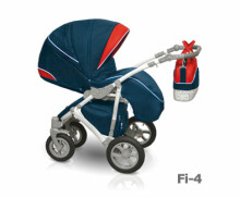 Camarelo '17 Figaro plk. FI-4 kūdikių vežimėlis trys viename