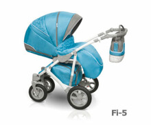 Camarelo '17 Figaro plk. „FI-5“ kūdikių vežimėlis trys viename