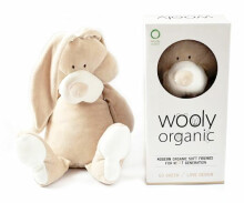 Wooly Organic Bunny Art.00202 Augstākas kvalitātes - Eko kokvilnas mīksta rotaļlieta Zaķēns, (100% dabisks)