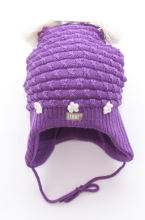 Lenne'18 Art.15376-17376A/362 Jane Knitted hat Детская вязаная шапочка на завязочках.