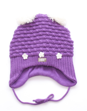 Lenne'18 Art.15376-17376A/362 Jane Knitted hat Детская вязаная шапочка на завязочках.