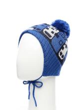 Lenne'16 Art.15375/679 Garry Knitted hat Детская шапка на завязочках c помпоном.