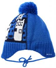 Lenne'16 Art.15375/679 Garry Knitted hat Детская шапка на завязочках c помпоном.
