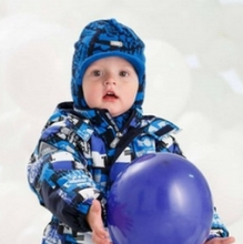 „Lenne'16“ 15382/679 „Olli Snow“ gobtuvas megztas pusiau vilnos kepurės apykaklė kūdikiams (48, 54)