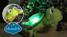 Debesis B str. 7423-FG „Tranquil Frog ™“ muzikinis naktinės šviesos projektorius