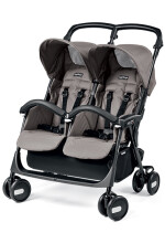 Peg Perego '18 Aria Twin Shopper Col.Geo Red vežimėlis dvyniams ar vaikams, turintiems mažą amžiaus skirtumą