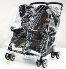 Peg Perego '21 Rain Cover All Aria Twin Art.IABELV0015  Дождевик для коляски
