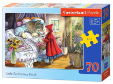 Castorland Art.007127 „Midi Kids puzzle“ Vaikiškos dėlionės dėžutė - 70 elementų
