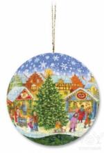 Ravensburger Art. 09488 Puzzle Ziemassvētku puzles, apaļas, 60 gb. 
