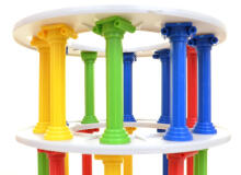 Edu Fun Toys Art.007-26B Stacking Krītošais tornis galda spēle