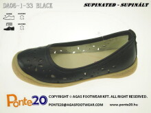 DDStep (DDStep) Art.DA06133 Juoda Itin patogūs mergaičių odiniai batai (25-30)