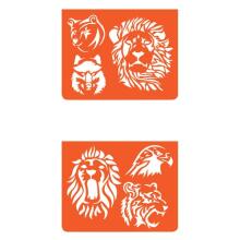 Djeco Small Stencils Wild Art. DJ09745 Трафарет (2 шт.)