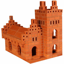Brickmaster Cathedral Art.00104 Celtniecības konstruktors - īsti māla ķieģeļi bērniem 488det.