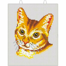 Diy Castle Art.7010 Pixel Mosaic Puzzle Cat Детская занимательная игра Мозаика 