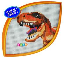 Diy Castle Art.7007 Pixel Mosaic Puzzle Dino Bērnu mozaīka 